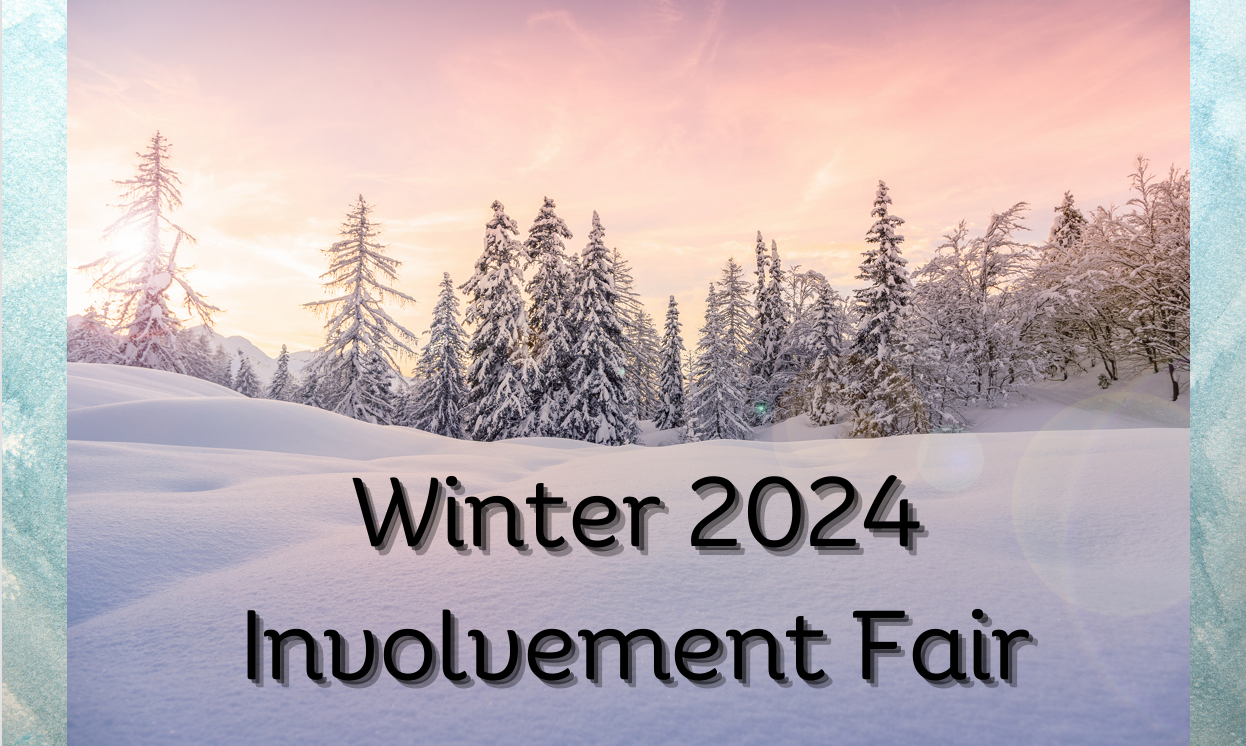 Winter 2024 Involvement Fair RSO Round-Up Banner